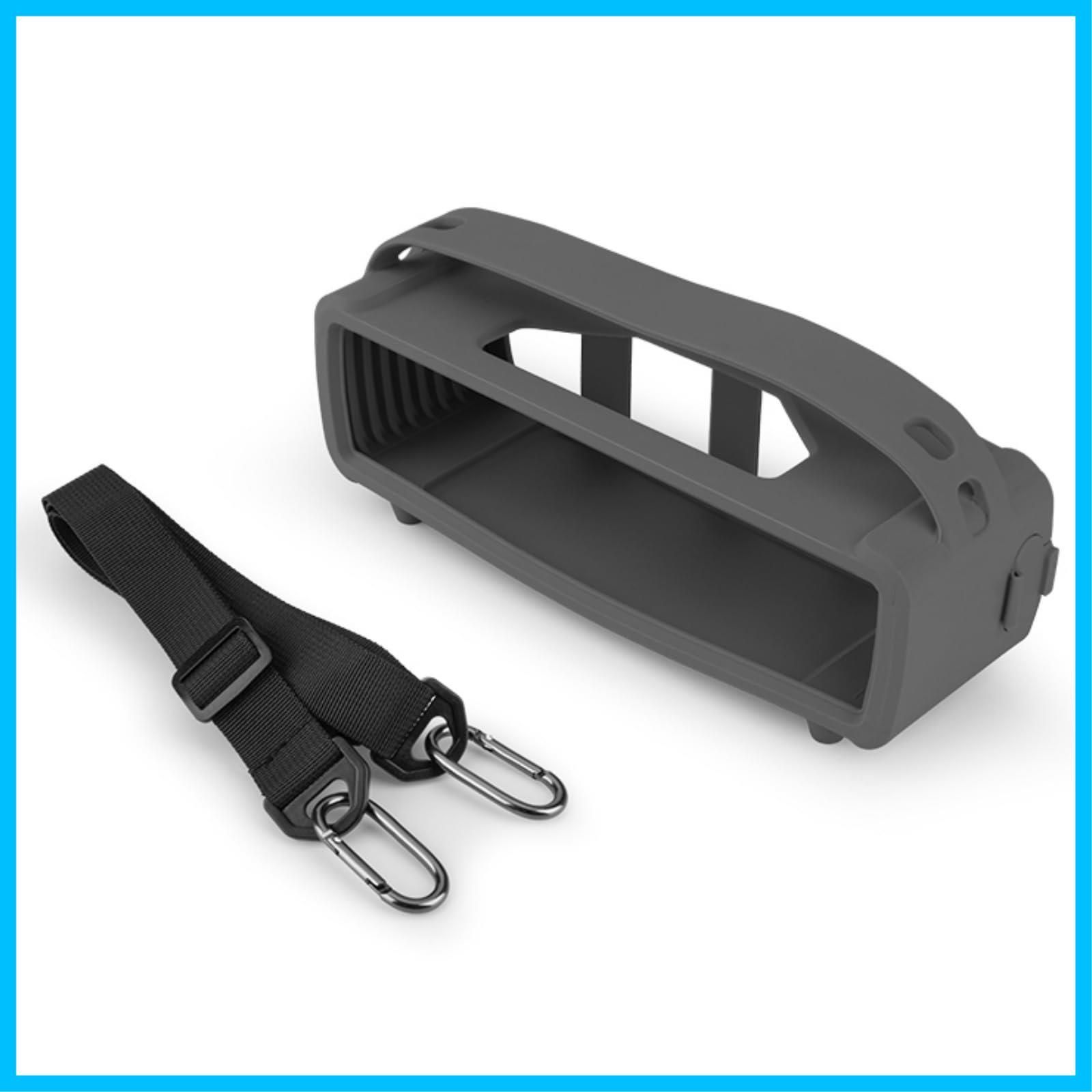 【送料無料】XBERSTAR スピーカー シリコンケース Bose SoundLink Miniu0026Mini II ポータブル Bluetooth スピーカー カバー 旅行用 ポータブル 保護ケース ストラップ付き(グレー)