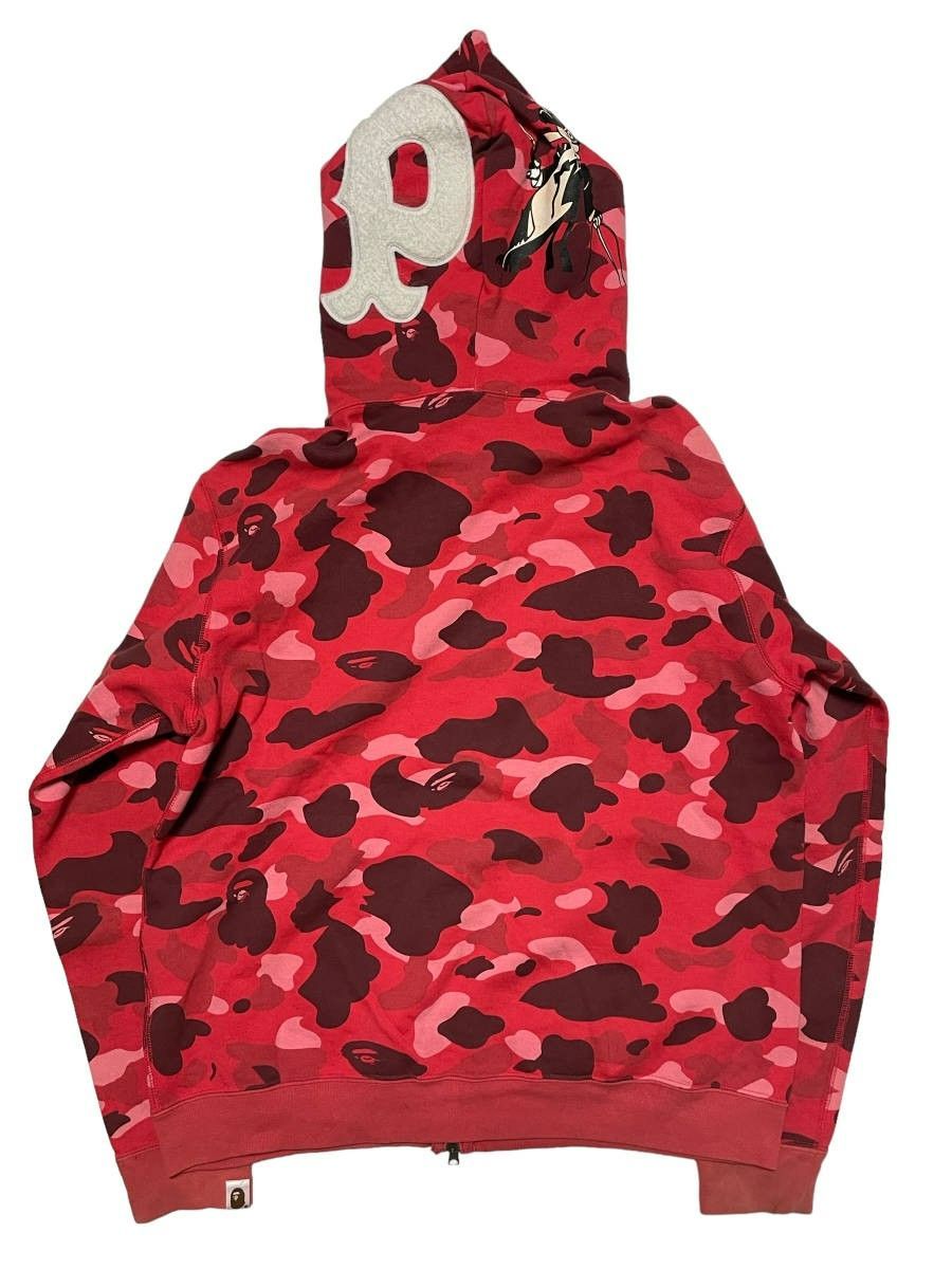 Mサイズ NFS限定 A BATHING APE panda full zip hoodie pharrell Red
