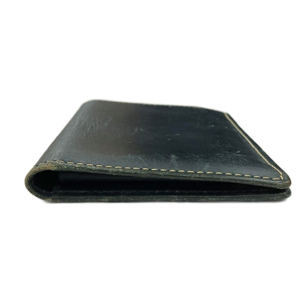 は*お様 Whitehouse Cox ダークブラウン&グリーンカード入れ コイ