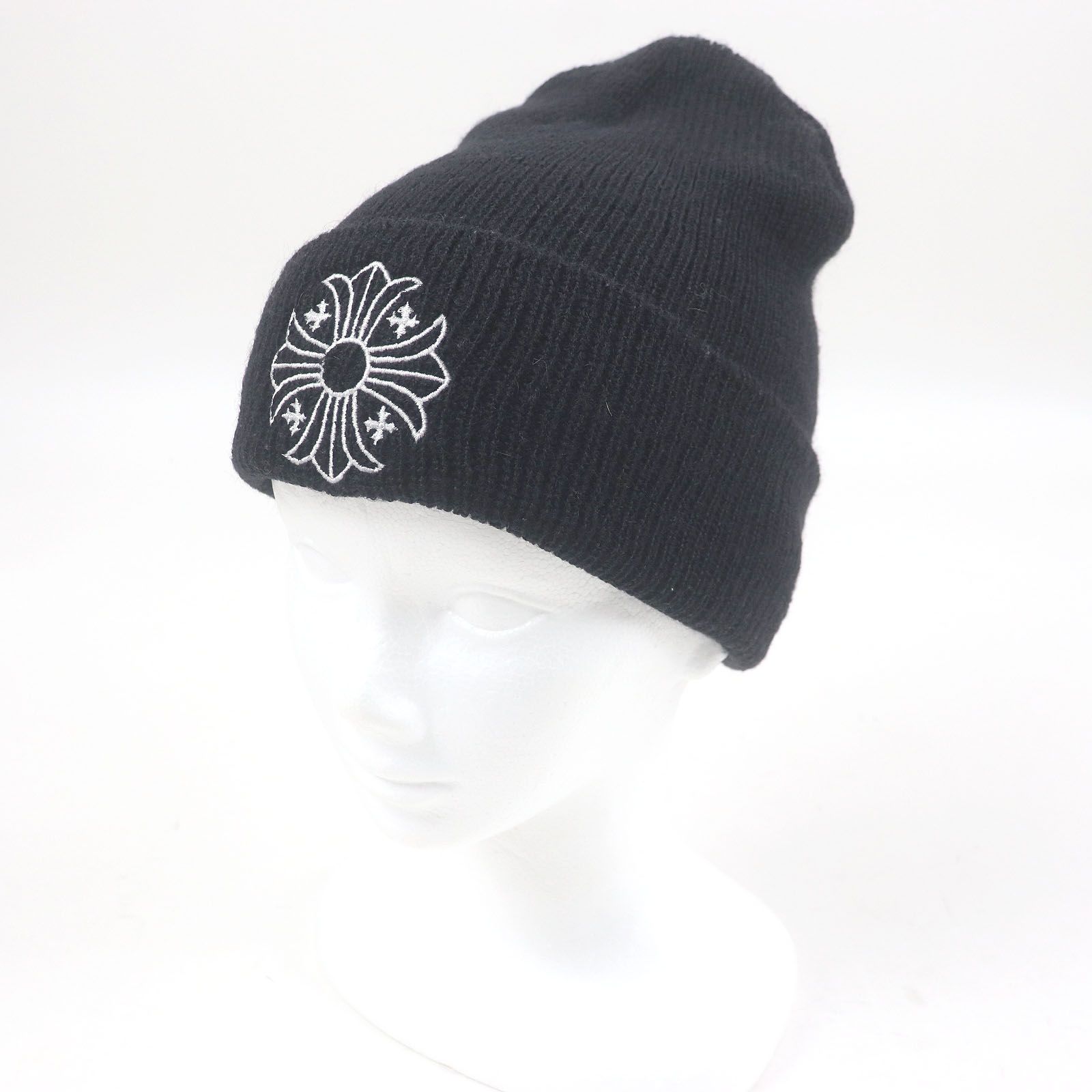 美品□CHROME HEARTS クロムハーツ ウール100％ CHプラス ロゴ