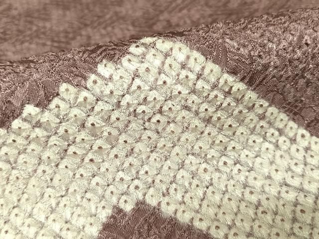 平和屋着物○訪問着 総絞り 幾何学花文 正絹 逸品 AAAY9900np - メルカリ