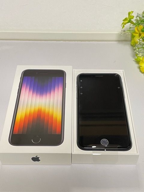 未使用品 SIMフリー iPhone SE 第3世代 64GB ミッドナイト！ - メルカリ