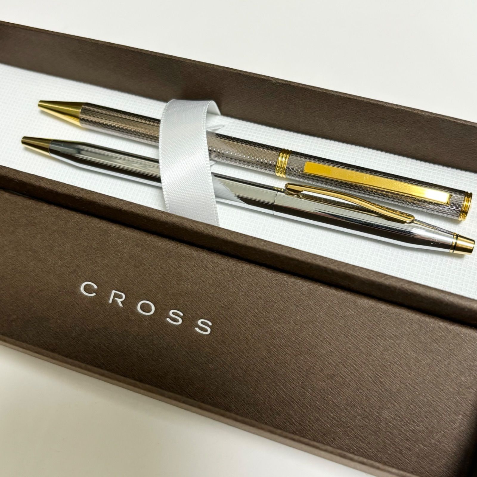 送料無料】CROSS/クロス/ボールペン/2本セット/シルバー/ゴールド/1本