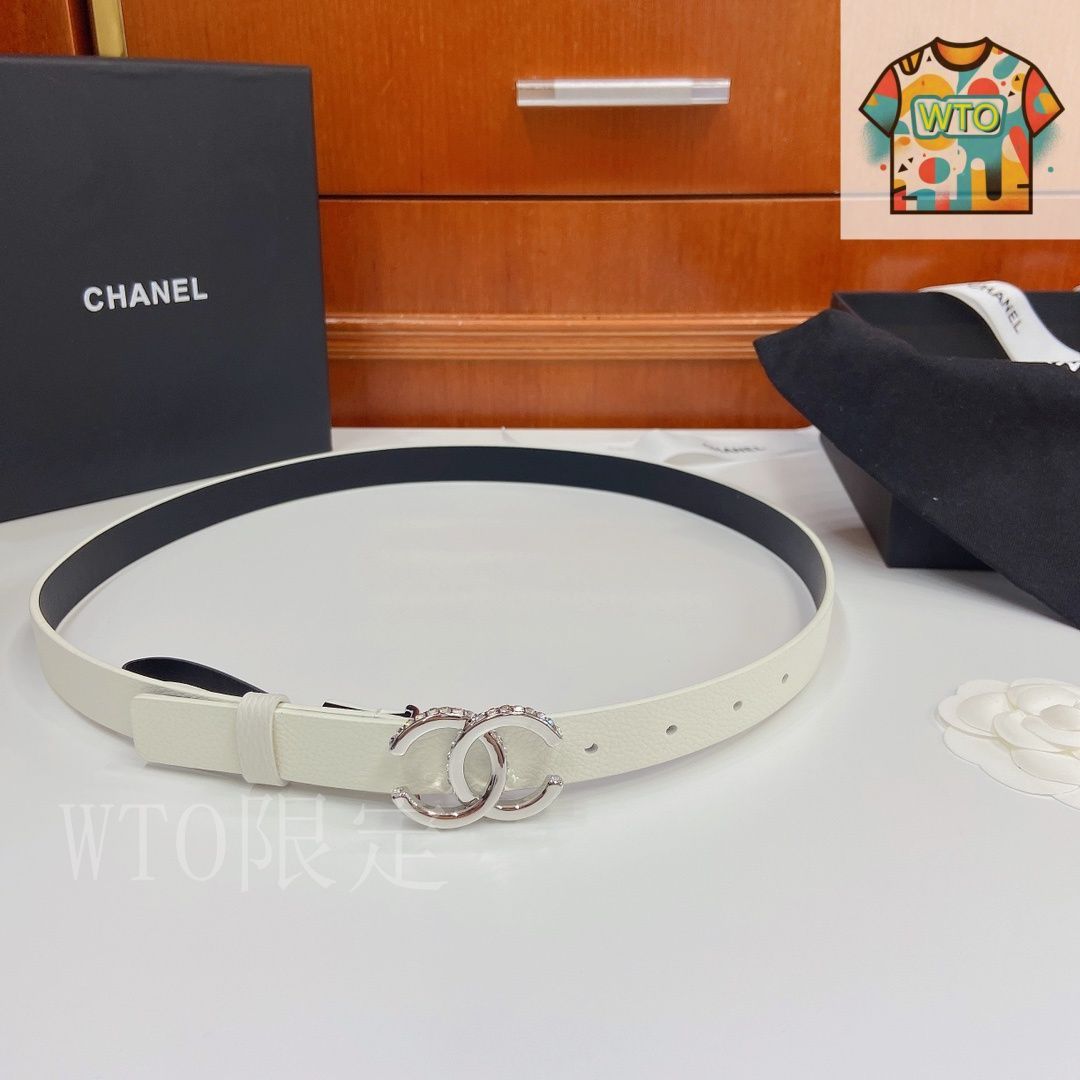 おしゃれなレザー♪【CHANEL】ベルト CHANEL - CHANEL ココマーク カーフレザー ベルトの通販 by