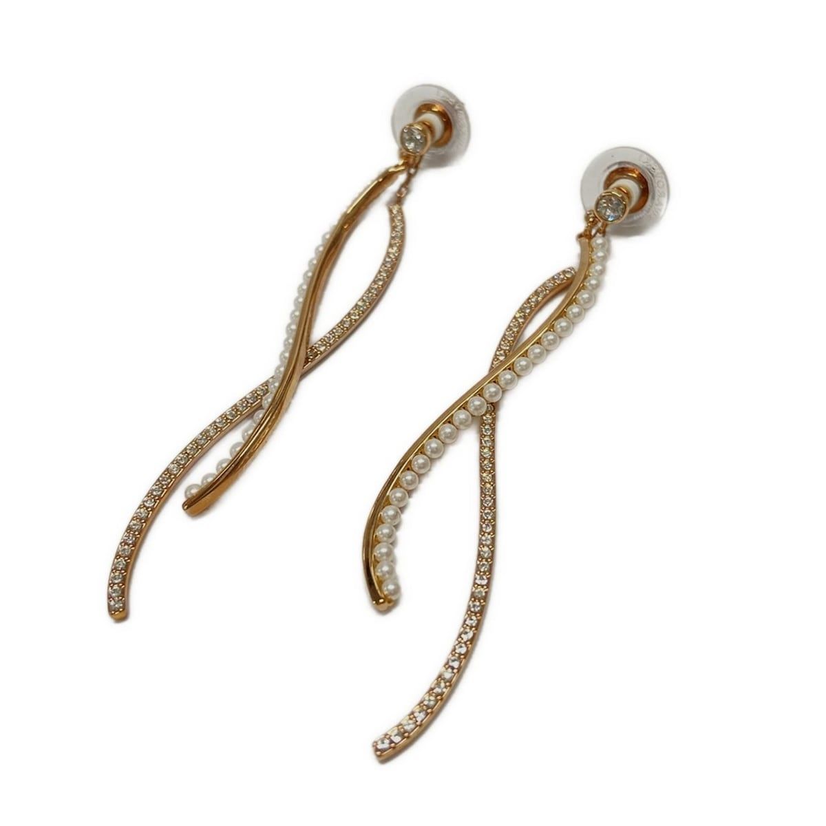 ☆SWAROVSKI スワロフスキー　ピアス　美品　☆ SWAROVSKI(スワロフスキー) ピアス美品 Major/メジャー ゴールド