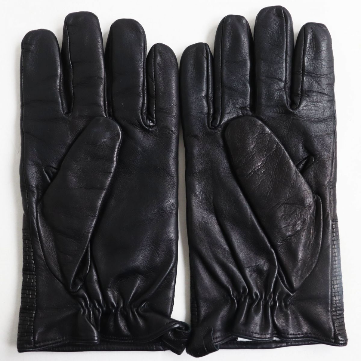 美品●ARMANI COLLEZIONI アルマーニコレツィオーニ ラムレザー 裏地ウール100% 手袋/グローブ ブラック L イタリア製 メンズ 美品●ARMANI COLLEZIONI アルマーニコレツィオーニ ラムレザー 裏地ウール100% 手袋/グローブ ブラック L イタリア製 メンズ