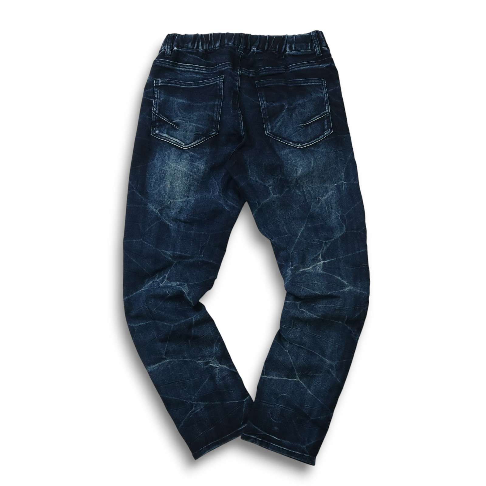 SUREVE シュレーヴ USED加工☆ ストレッチ スキニー デニム バイカー