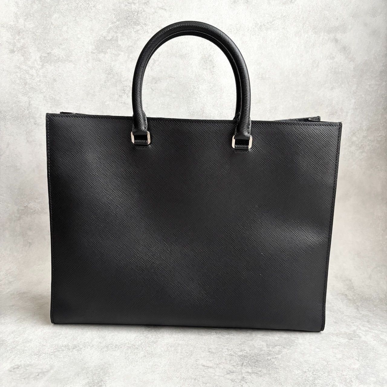 現行✨ PRADA トートバッグ 2way 三角ロゴ ブラック 美品 PRADA 2025