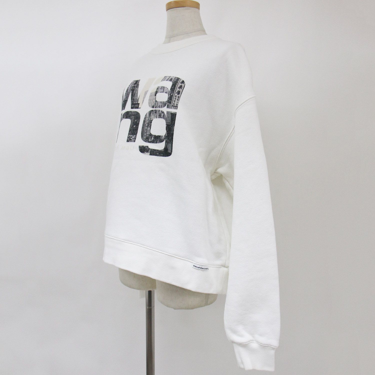 アレキサンダーワンalexander wang スウェット白S