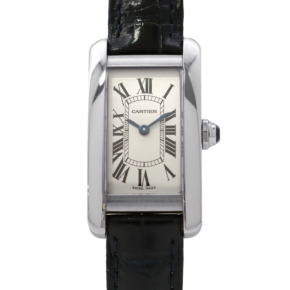 カルティエ タンク アメリカン SM WSTA0016 Cartier 腕時計 シルバー文字盤