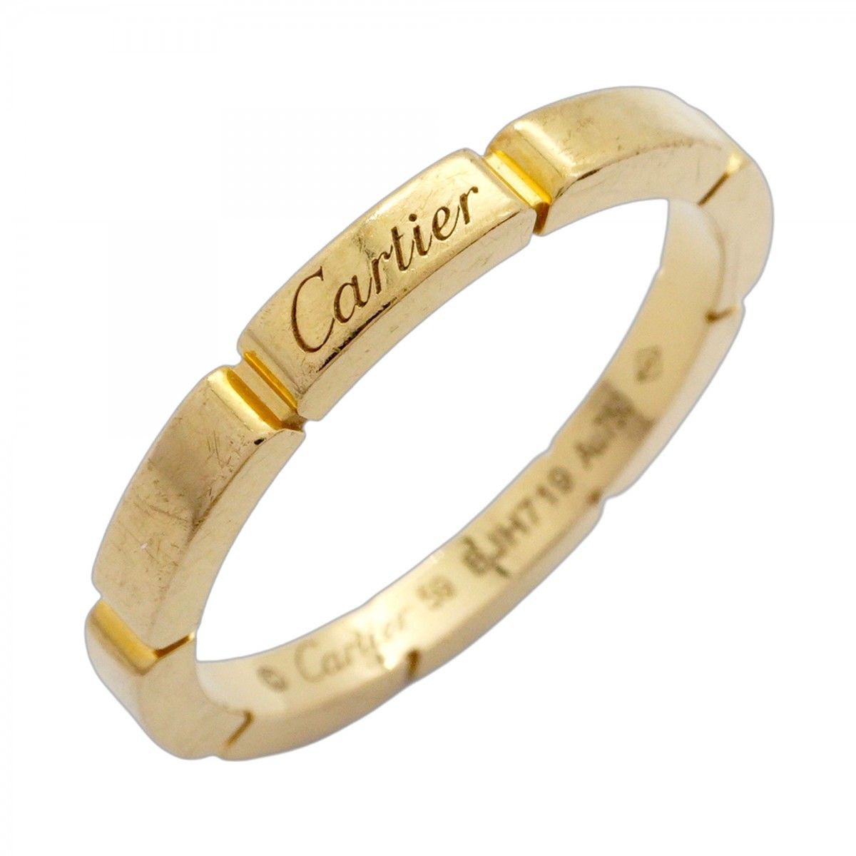 5jmb0147 カルティエ リング マイヨンパンテール K18YG イエローゴールド ＃59 メンズ