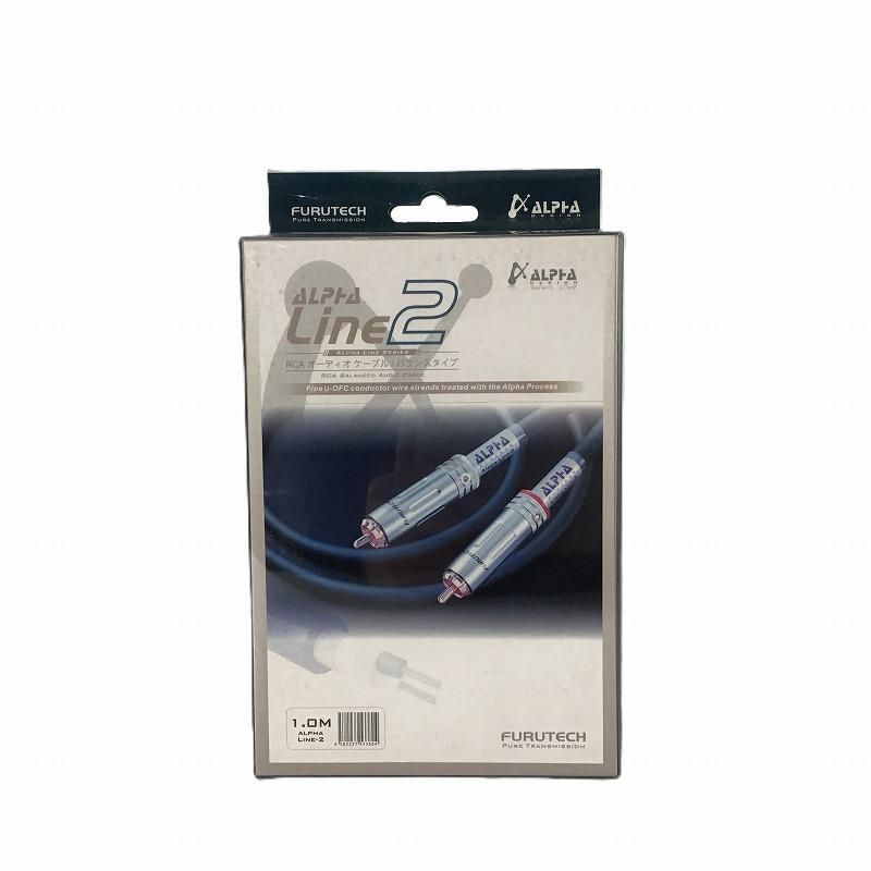 FURUTECH フルテック オーディオその他 ALPHA LINE2 RCAケーブル|1.0m Alpha Line 2