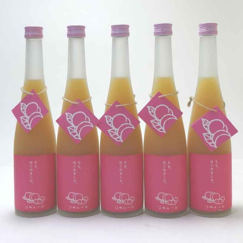 篠崎もも梅酒5本セット 福岡県 500ml×5本