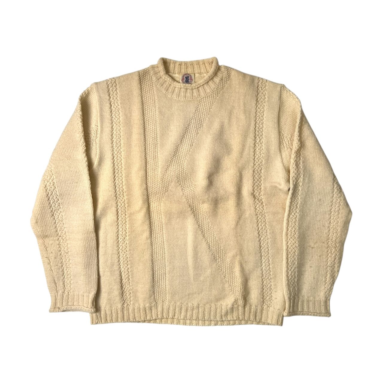 Karl Helmut カールヘルム デザイン ウールニット セーター アイボリー 