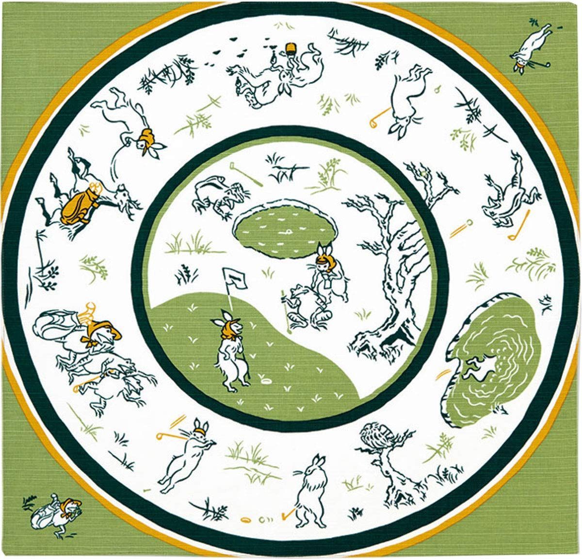 商品 鳥獣戯画 小風呂敷 ゴルフ kenema