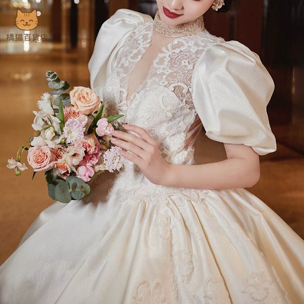 ウエディングドレス 袖付き 二次会 ウェディングドレス 安い プリンセス 結婚式 花嫁 エンパイア ドレス 披露宴 ロングドレス ブライダル 大きいサイズ ウェディングドレス 袖あり ホワイトドレス オフショルダー