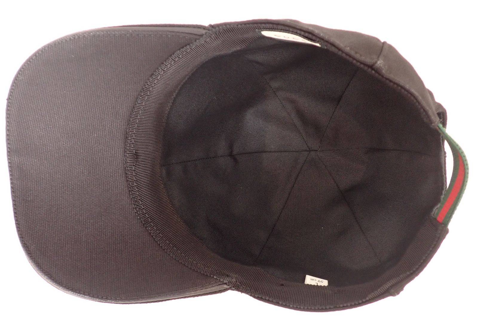 美品 GUCCI(グッチ) シェリーライン ベースボールキャップ インター