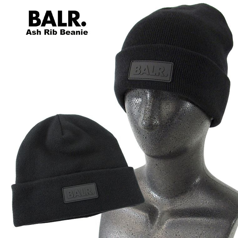 BALR. ボーラー Ash Rib Beanieウール混ニットキャップ 男女兼用