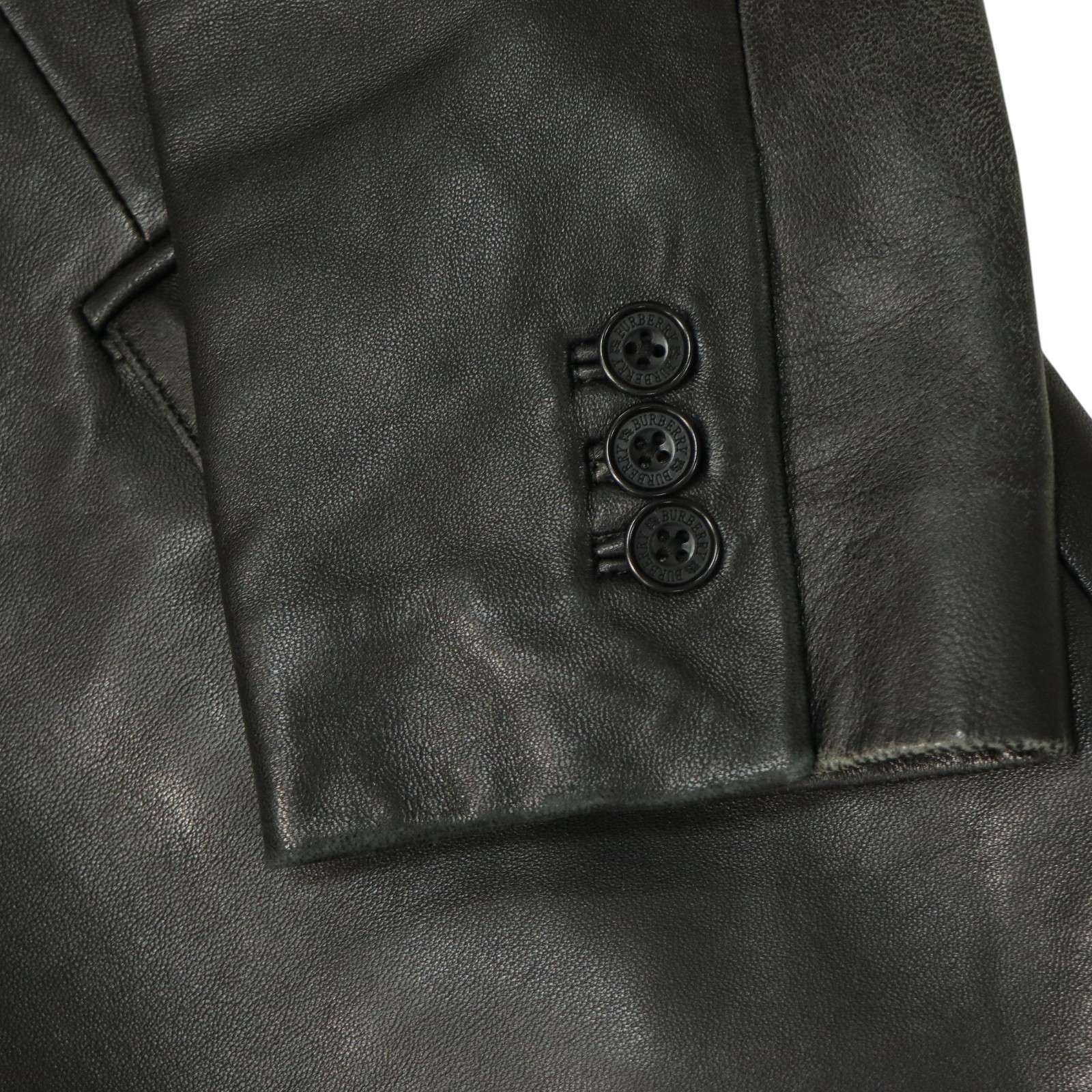 BURBERRY BLACK LABEL バーバリー ブラックレーベル 羊革☆ 2B ラム