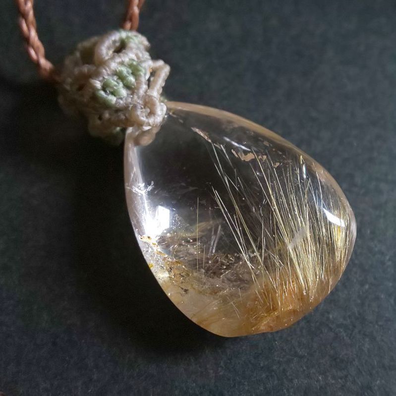 ルチルクォーツ トップ ペンダント