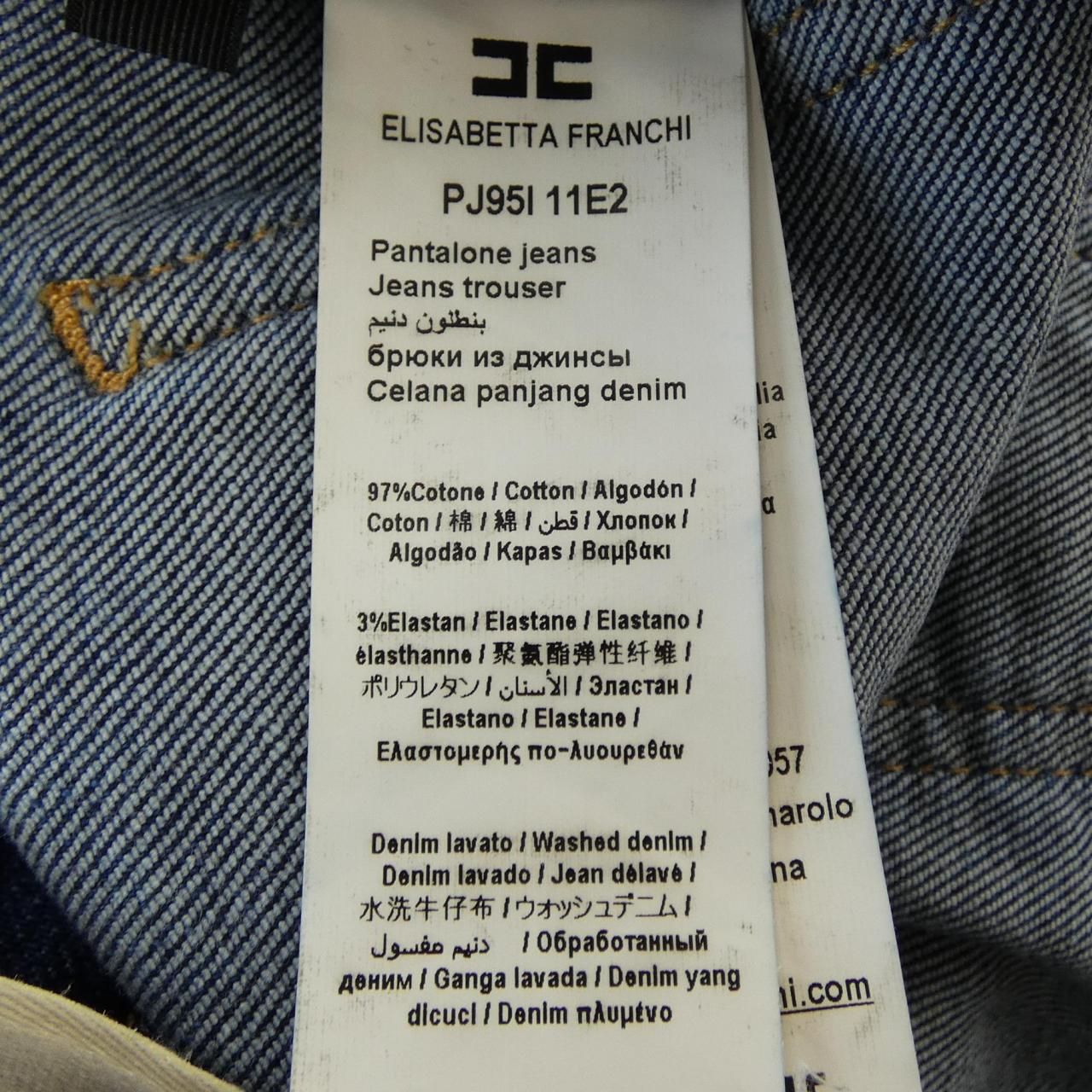 人気商品が驚きの価格！ ELISABETTA FRANCHI PJ95I 11E2 ジーンズ 全国送料無料。