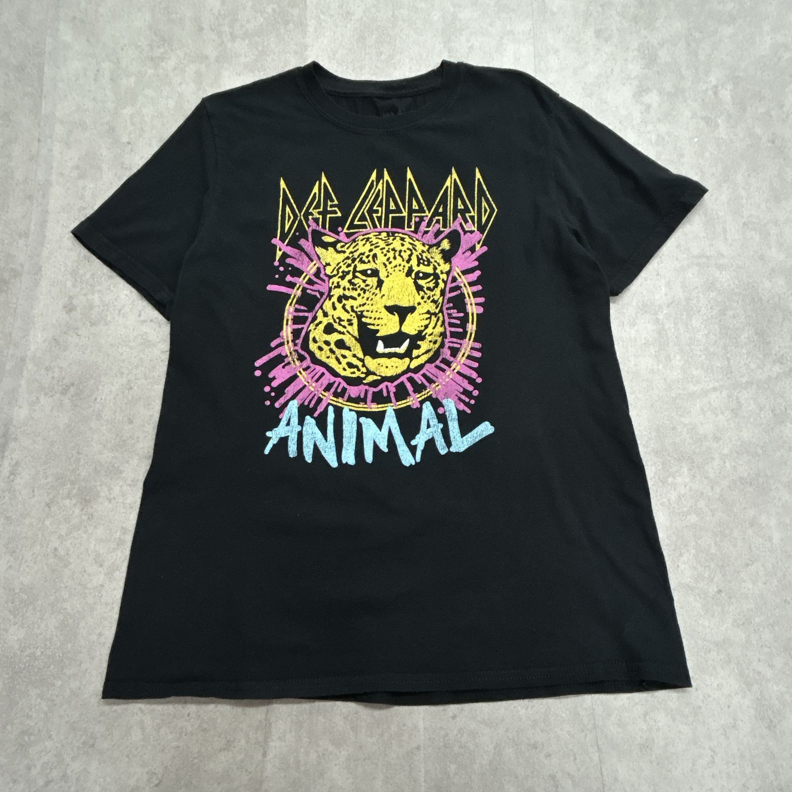 DEF LEPPARD デフ・レパード ANIMAL アニマル 豹 ヒョウ トップス 半袖 