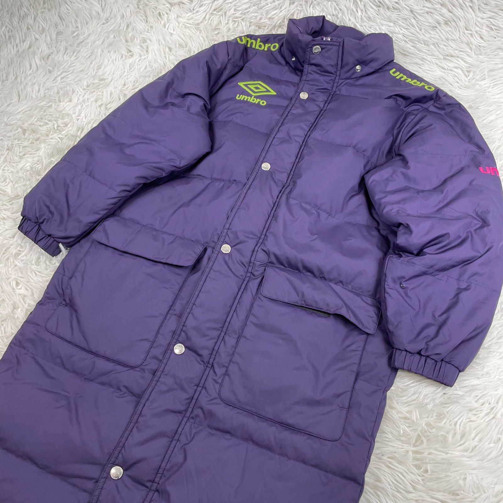 svolme スボルメ 水玉総柄 バックプリント ベンチコート ダウンコート