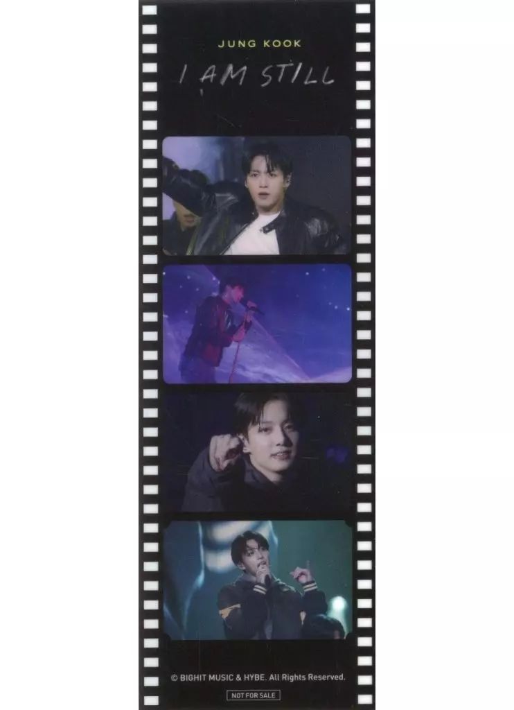防弾少年団(BTS) - I AM STILL JUNG KOOK フィルム風ステッカー 中古】シール・ステッカー ジョングク(BTS/防弾少年団) フィルム