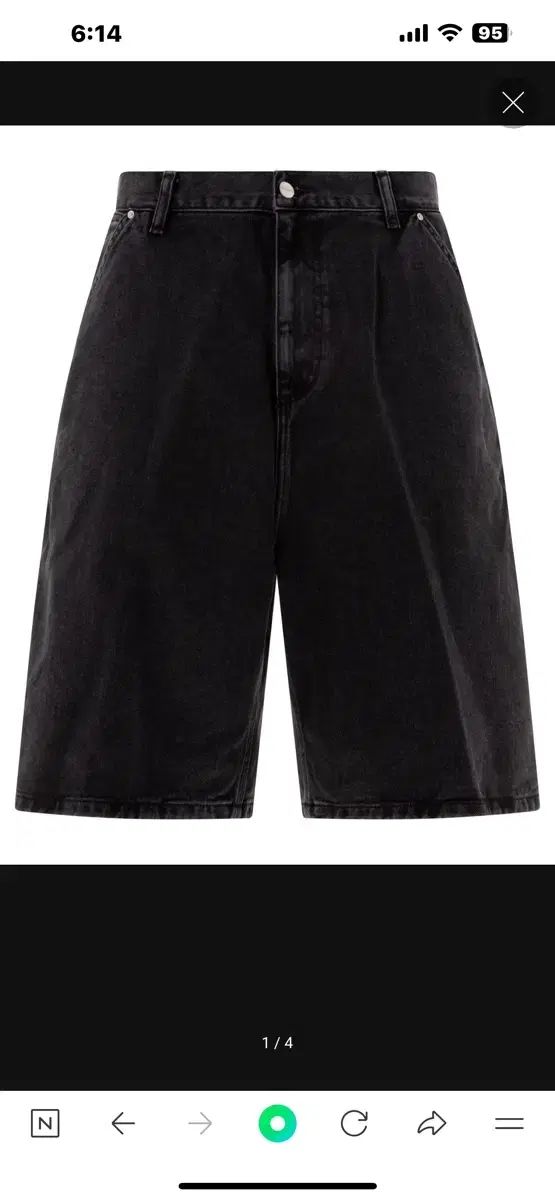 L カーハート WIP リー リベット ショーツ