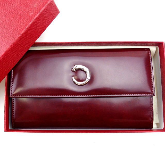 カルティエ 長財布 ブラック×シルバー×ボルドー Cartier 長サイフ 楽天市場】カルティエ 長財布の通販
