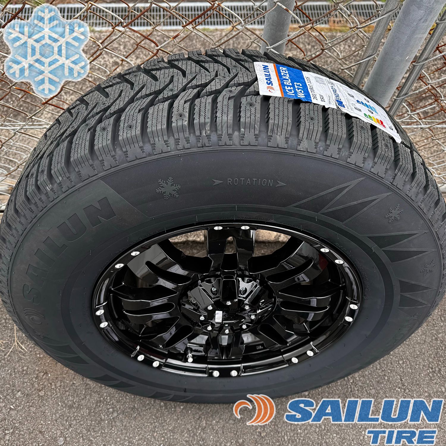 即納 2023年製 スタッドレス SAILUN WST3 265/65R17 265/70R17 ハイラックス プラド FJ サーフ パジェロ  17インチ タイヤホイールセット 4本セット 1台分 LEXXEL Balano 冬タイヤ