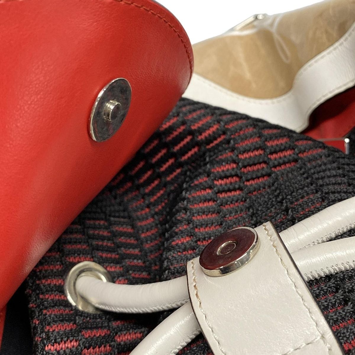 黒×白×マルチ レザー