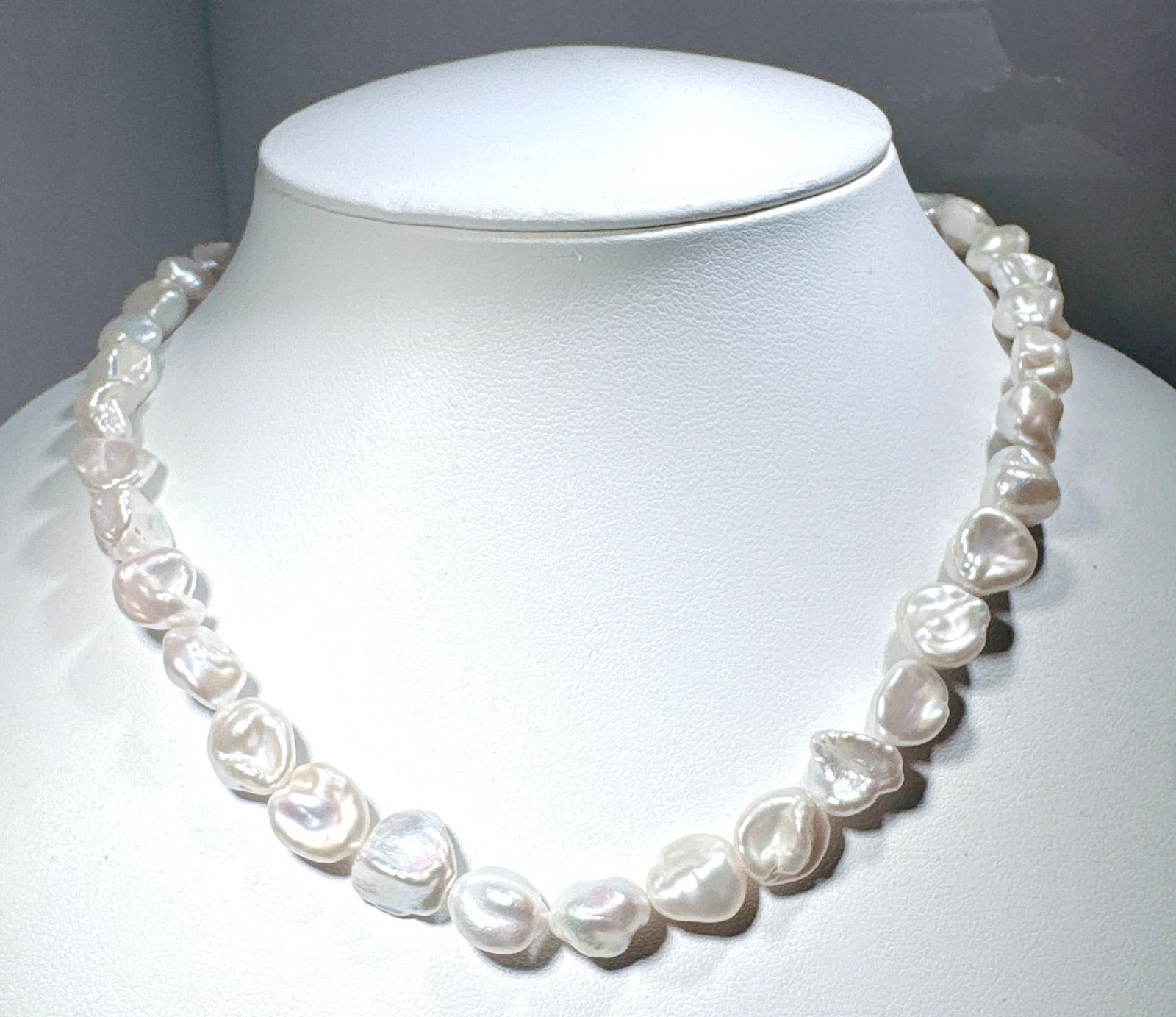 淡水バロックパールネックレスNO25-1856