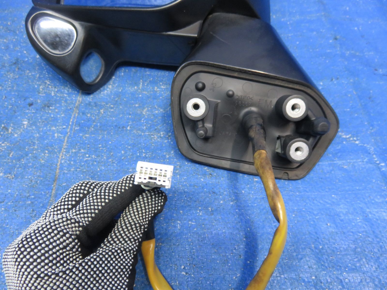 LA7016 スバル SJG フォレスター 左 ドアミラー 助手席 サイドミラー ウインカー付 純正 H3Qディープシーブルー SJ5 小傷 FFCRYSTALESIA_COM