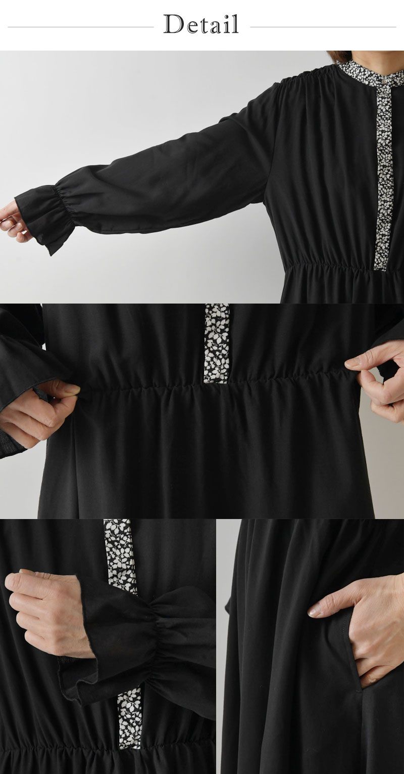 ENFOLD ワンピース ロングシャツドレス 38 VONIQUE / ENFOLD/ Washedタイプライター ロング SH DRS/ドレス