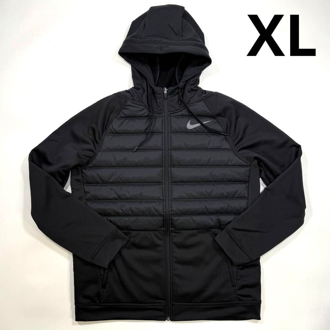 ナイキ サーマ メンズ フルジップ トレーニングジャケット XL 黒