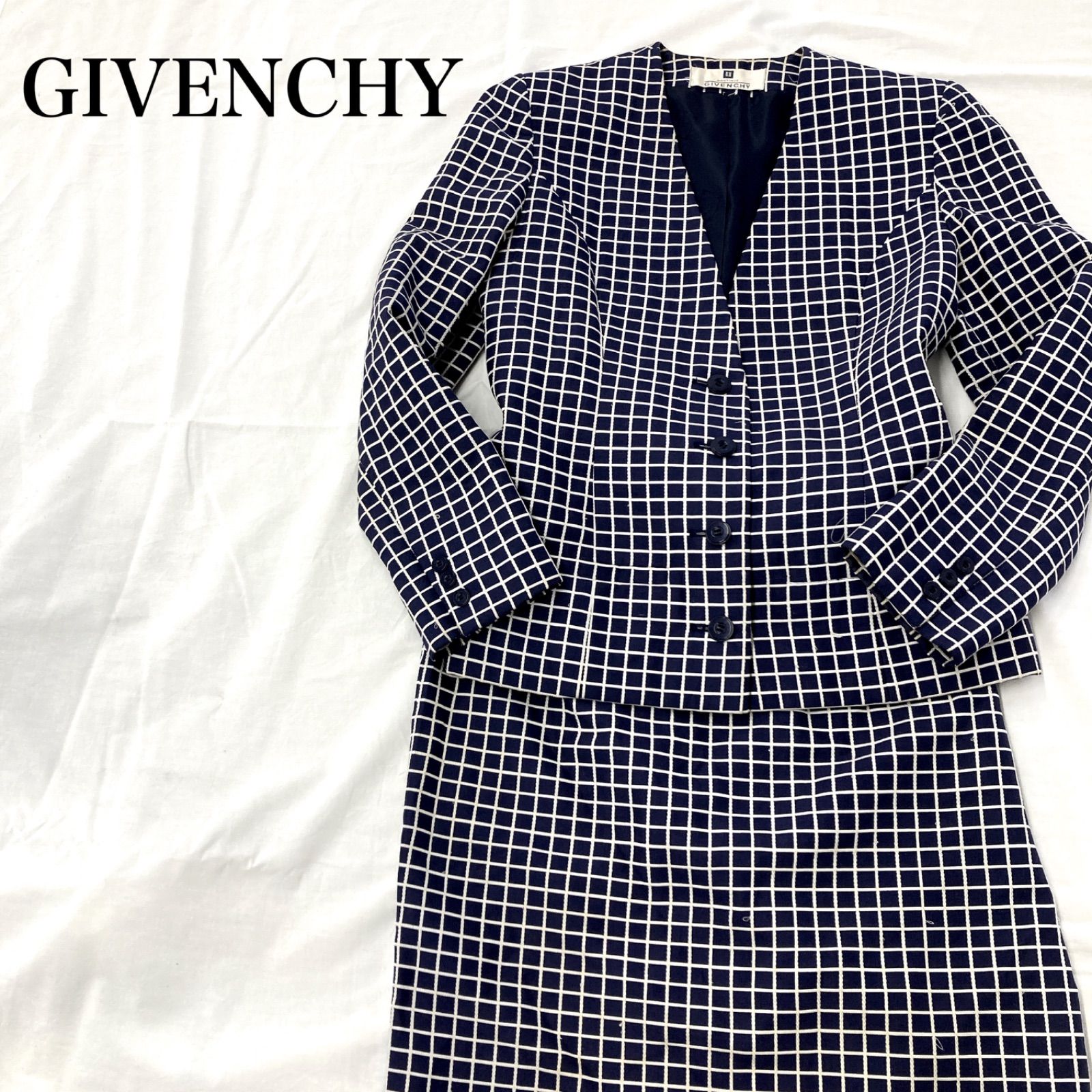 GIVENCHY ジバンシー スーツ 上下 セットアップ レディース チェック柄