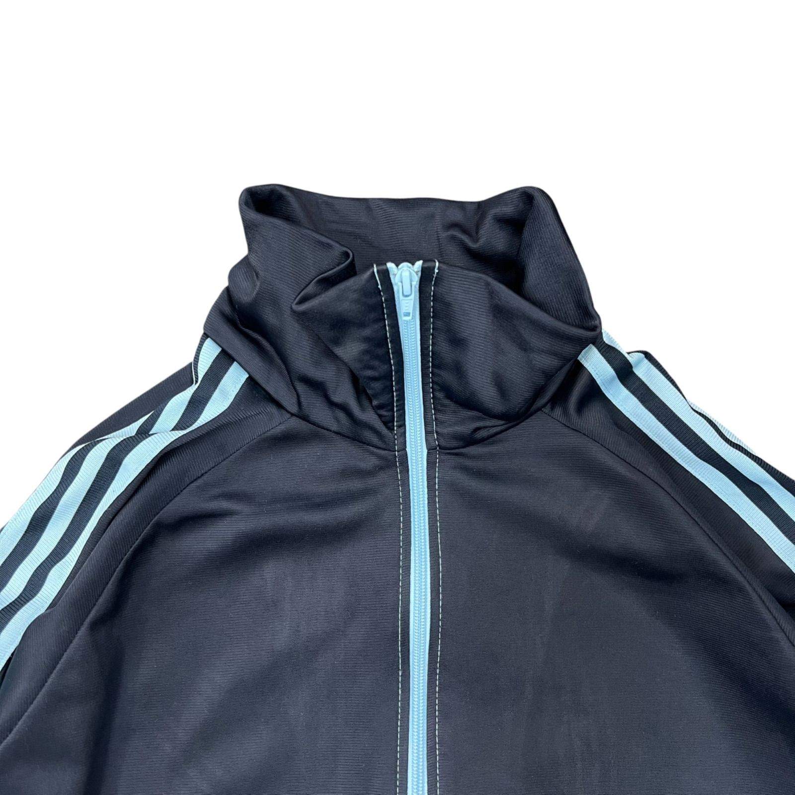 Old Adidas 曲がりポケット トラックジャケット ネイビー