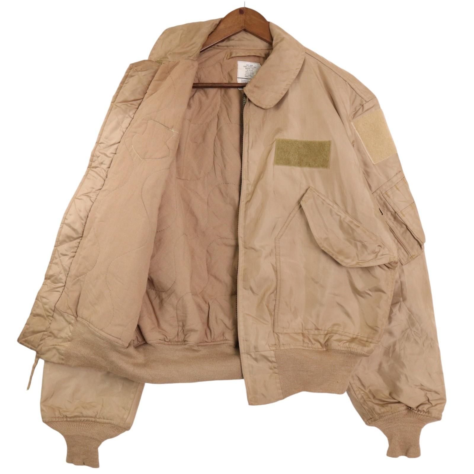 米軍実物 CWU-45/P タン デザート ノーメックス フライトジャケット