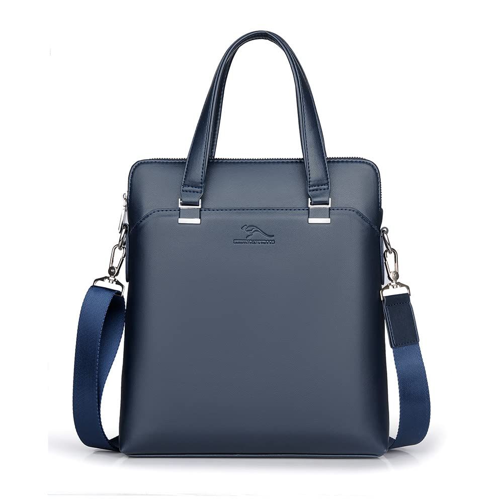 縦型 カジュアル 13.3Air収納可 Ipad フォーマル レザーA4 セカンドバッグ 通学 ビジネス 手提げ 通勤 斜め掛け 2way 肩掛け メンズ ショルダーバッグ 自転車かばん 革 Ｗｈａｔｎａ