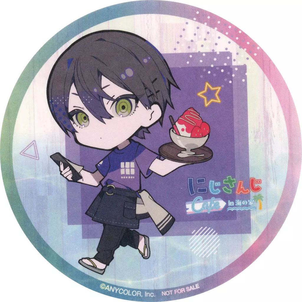 ニコカフェ　剣持刀也　コースター 中古】コースター 剣持刀也(SD) オリジナルコースター 「バーチャル