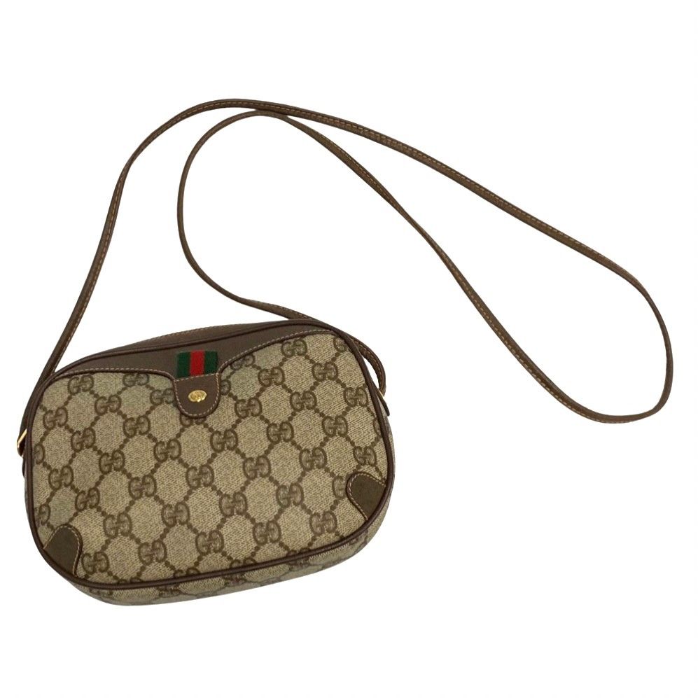 極 美品 GUCCI オールドグッチ グッチ ヴィンテージ シェリーライン GG