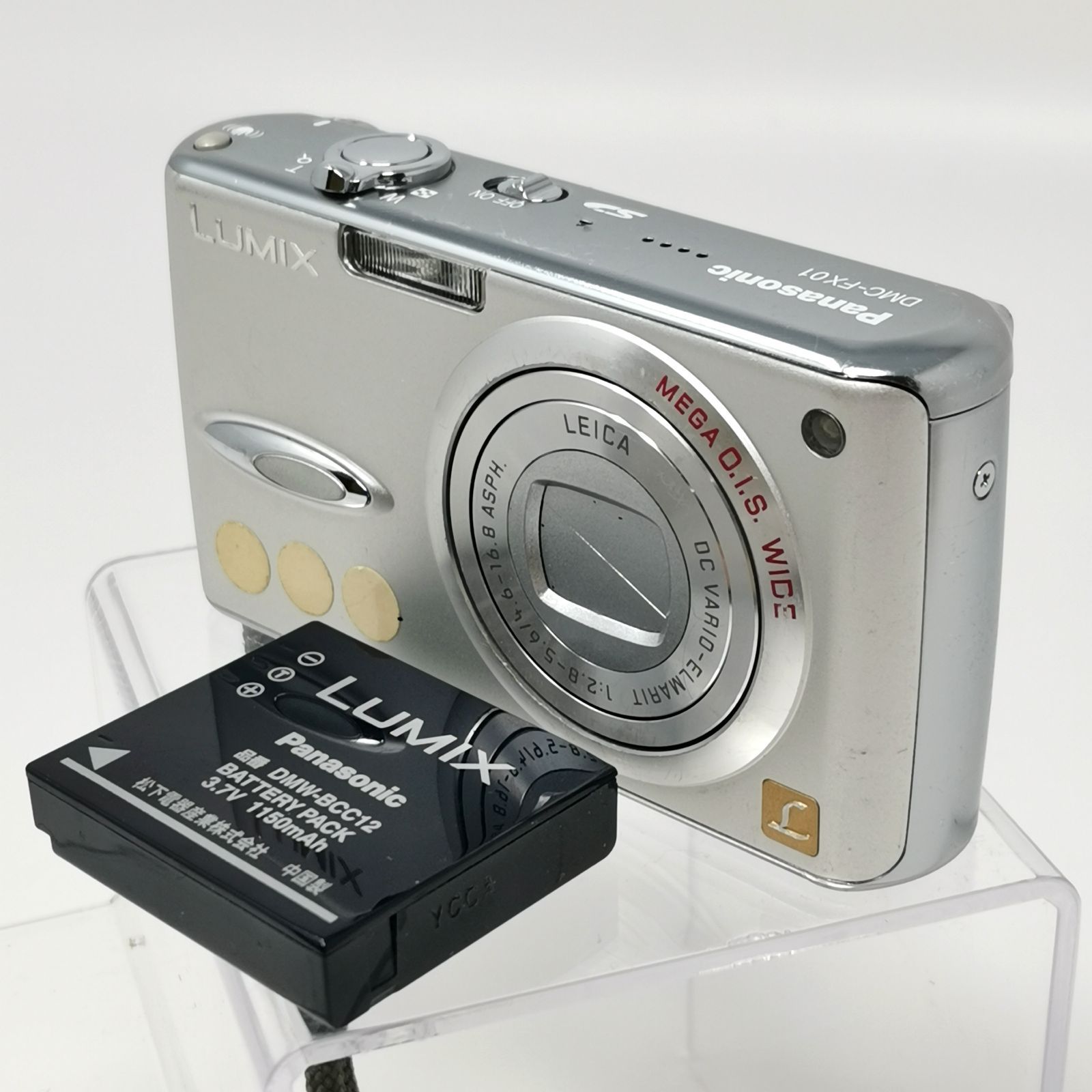 Panasonic DMC-FX01 コンパクトデジタルカメラ 動作未確認 動作未確認 Panasonic DMC-FX01 デジタルカメラ ジャンク品］Panasonic