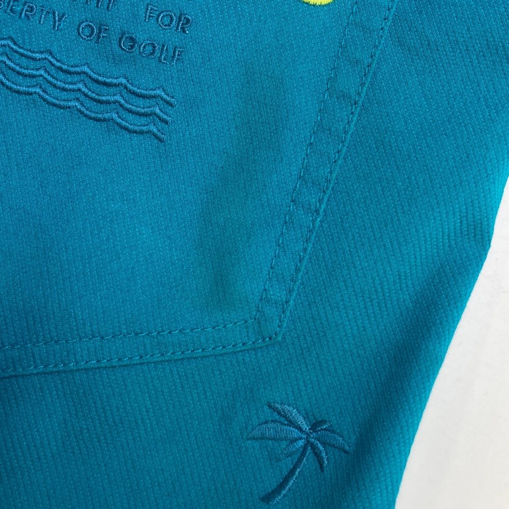 サイズ：2 PEARLY GATES パーリーゲイツ 2023年 ショートパンツ ブルー