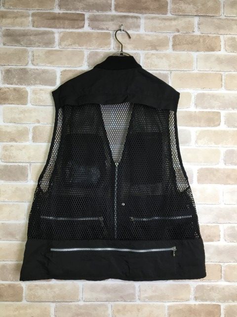 中古】 BAL ﾊﾞﾙ ﾌｨｯｼﾝｸﾞﾍﾞｽﾄ BAL-1803 MESH UTILITY VEST ﾎﾟﾘ ﾌﾞﾗｯｸ XL