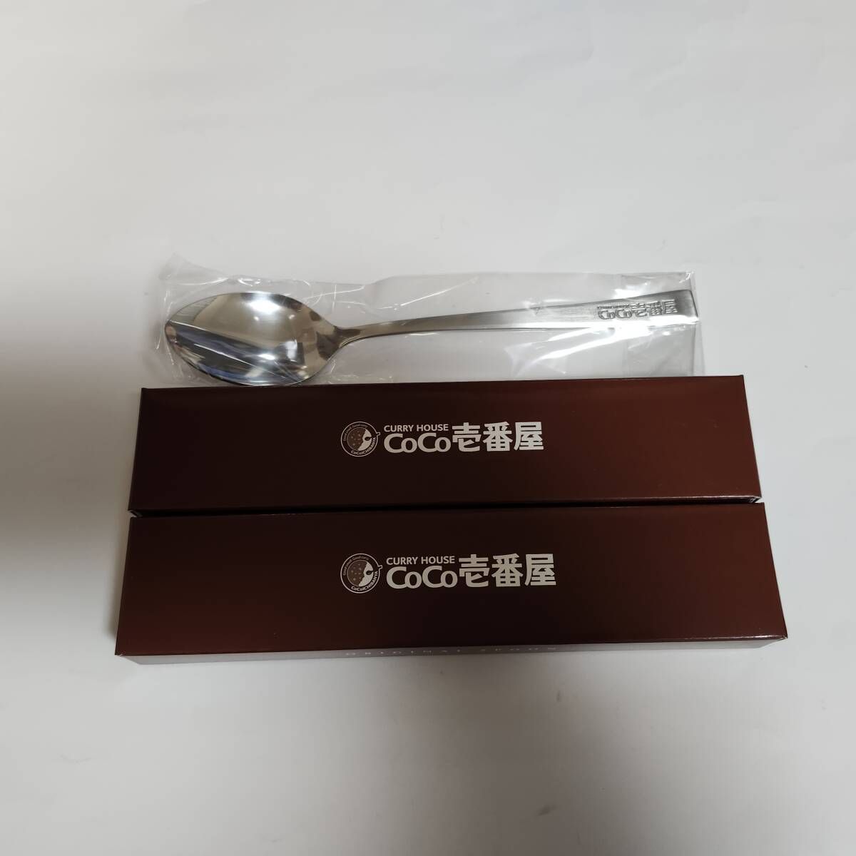 最新 COCO壱番屋 スプーン 5本 茶色 ココイチ CoCo壱