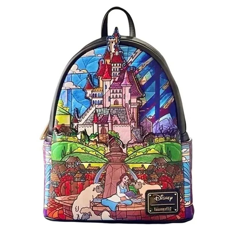 Loungefly ラウンジフライ　リュックサック　バックパック 城 Amazon.co.jp: Loungefly ディズニー パーク バックパック