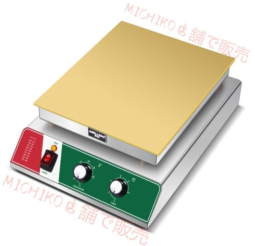 業務用スフレマシン電気スフレマシン 温度範囲50~300℃ ノンスティック銅加熱プレート付き ケーキベーカー機器 レストラン パン屋用