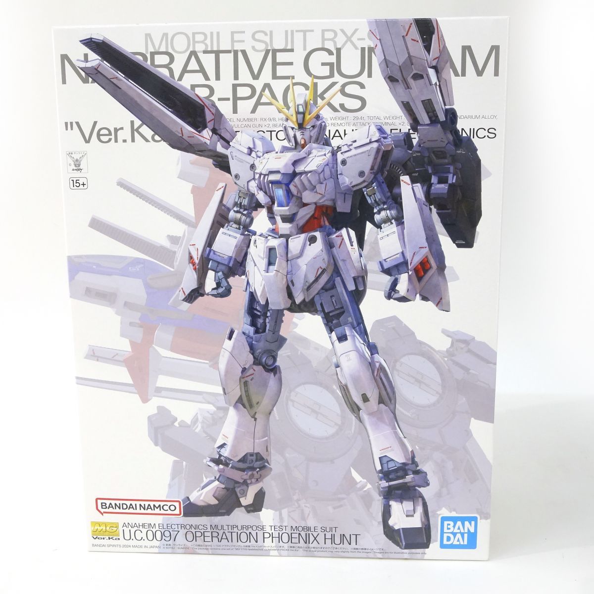 mg ナラティブガンダム　未組立
つや消し済み 未組立】バンダイ MG 1/100 機動戦士ガンダムNT RX-9/B