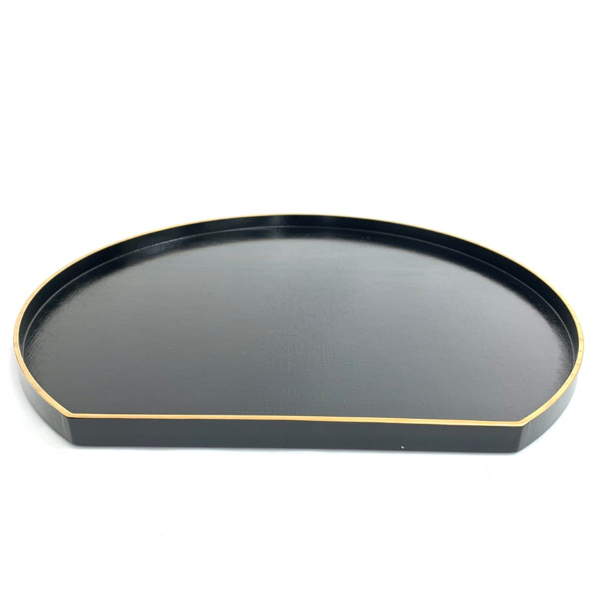 新品同様 越前塗 五感時代 半月懐石膳 盆 5枚セット 39cm×35cm